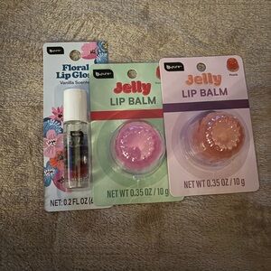 Lip Balm & Gloss Set - watermelon and Peach